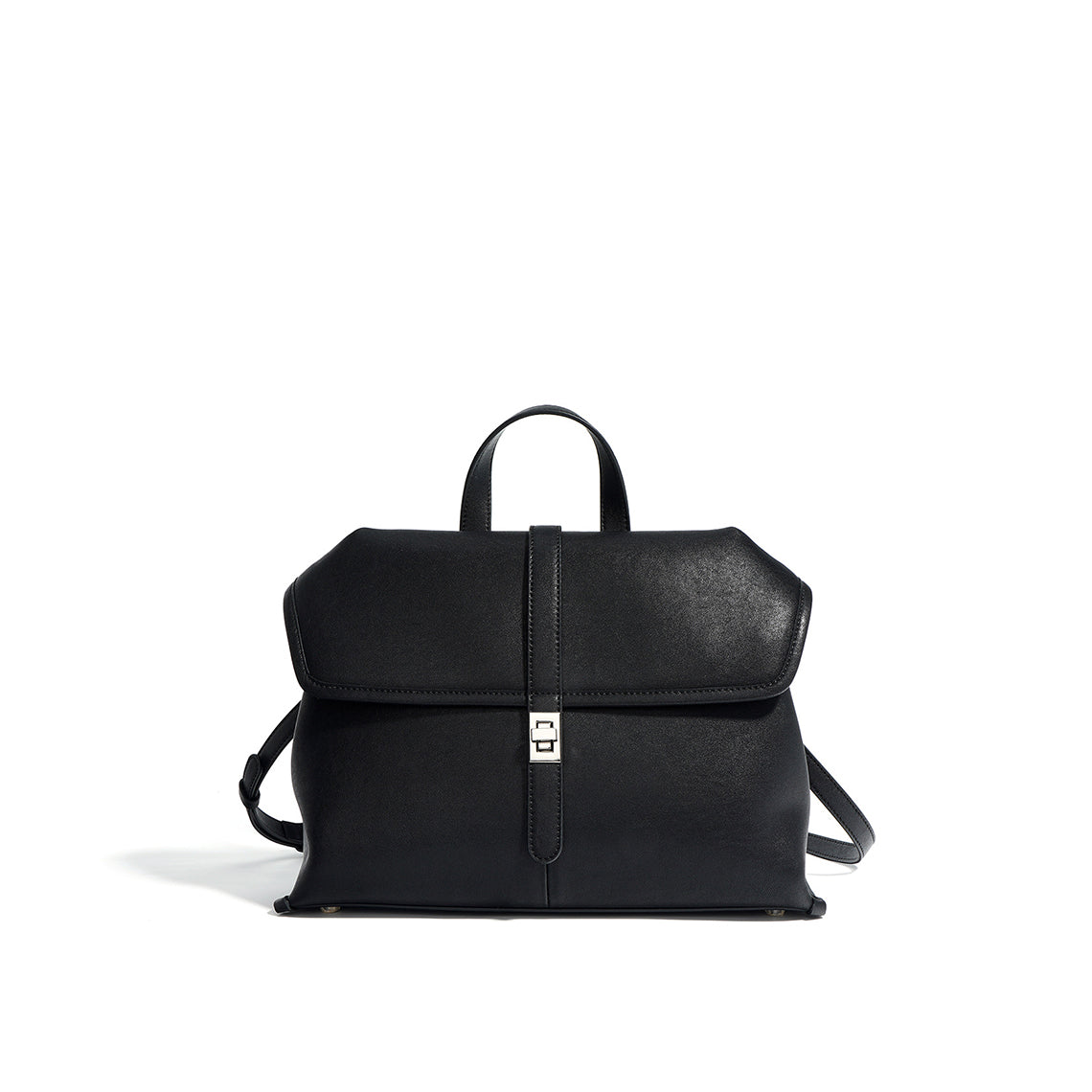 Leather Commute Crossbody Bag