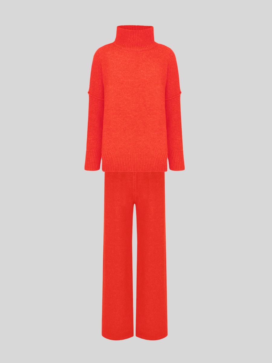 Cozy & Fashionable Aryndel Turtle-Neck Set