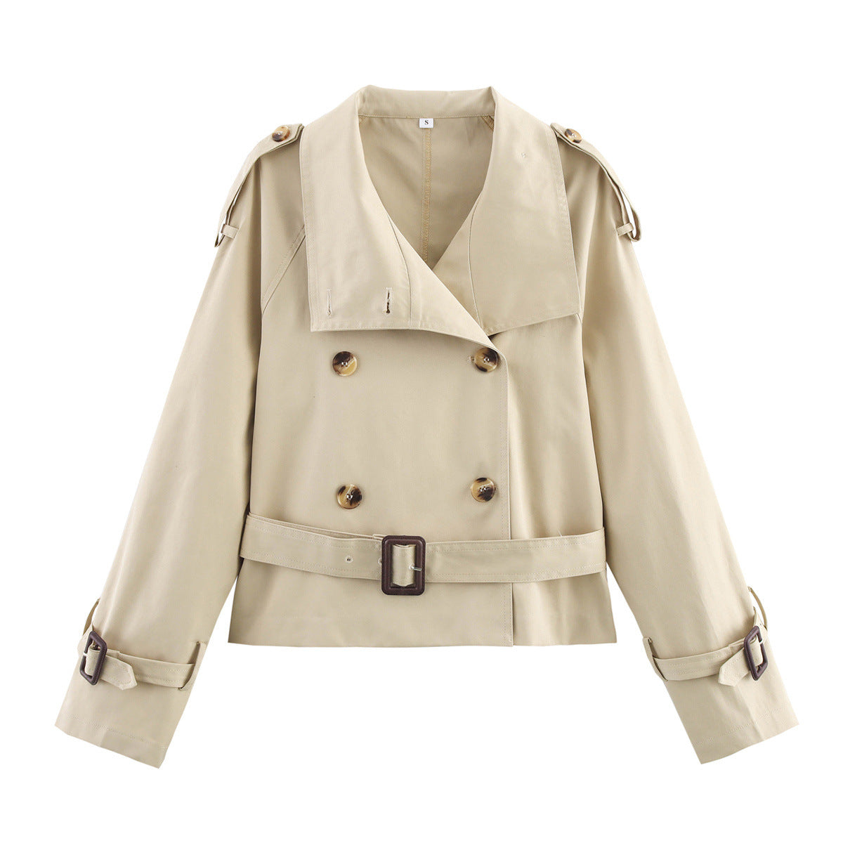 Mila - Buttoned Trench Coat