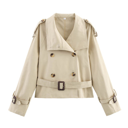 Mila - Buttoned Trench Coat