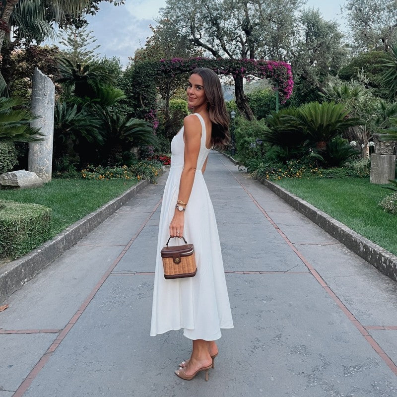 Nala - Square Neck Midi Dress