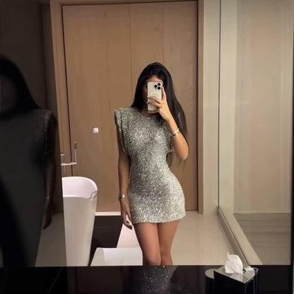 Mila - Glitter Mini Dress