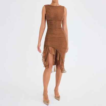 Olivia - Ruffle Midi Dress