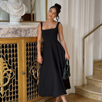 Nala - Square Neck Midi Dress