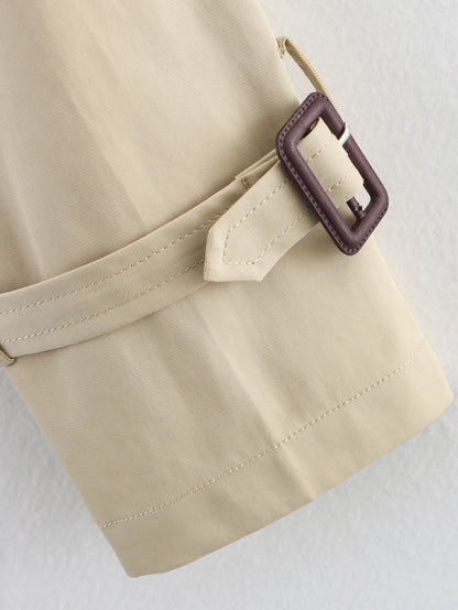 Mila - Buttoned Trench Coat