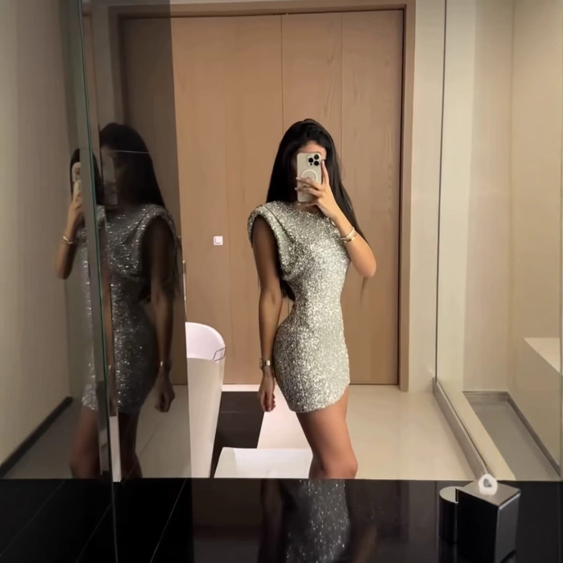 Mila - Glitter Mini Dress