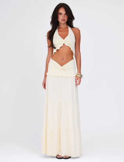 Solea - Twist Waist Maxi Set