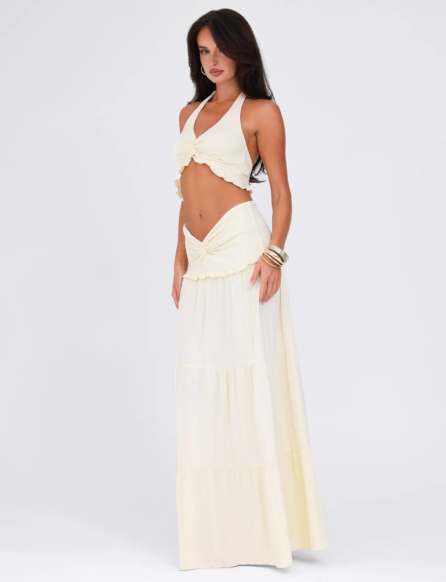 Solea - Twist Waist Maxi Set