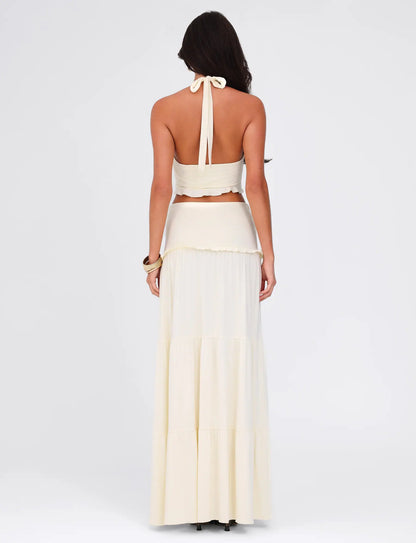 Solea - Twist Waist Maxi Set