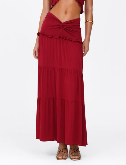 Solea - Twist Waist Maxi Set