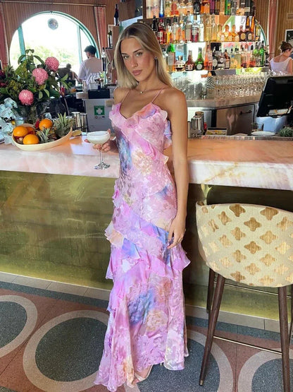 Aureline – Elegant Ruffle Dress with a Playful Touch